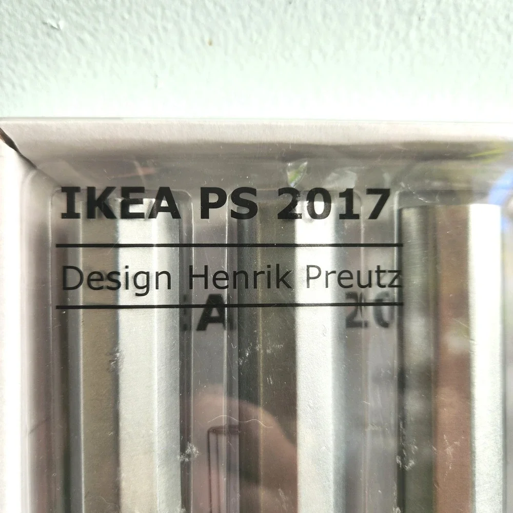 IKEA‎ PS 2017 Candle Holder Set Silver Henrik Preutz Design NEW Allen Key